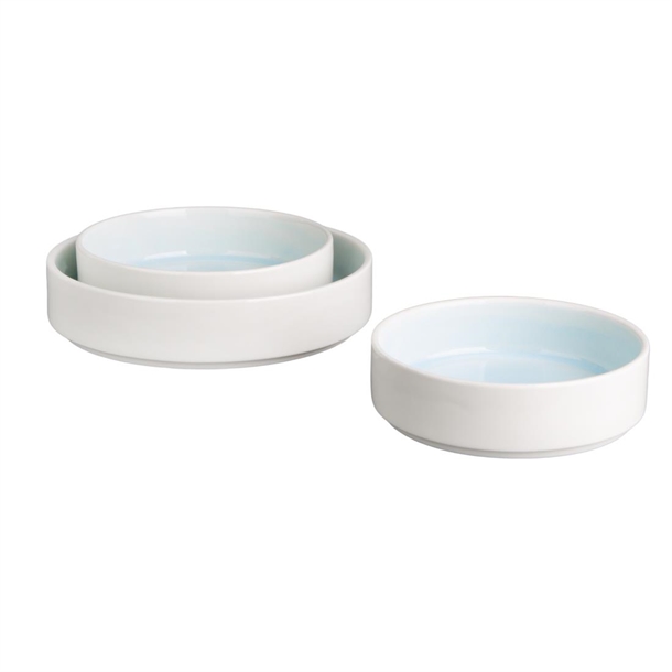 Olympia Fondant Bowl Aqua - 215mm (4 Pack)