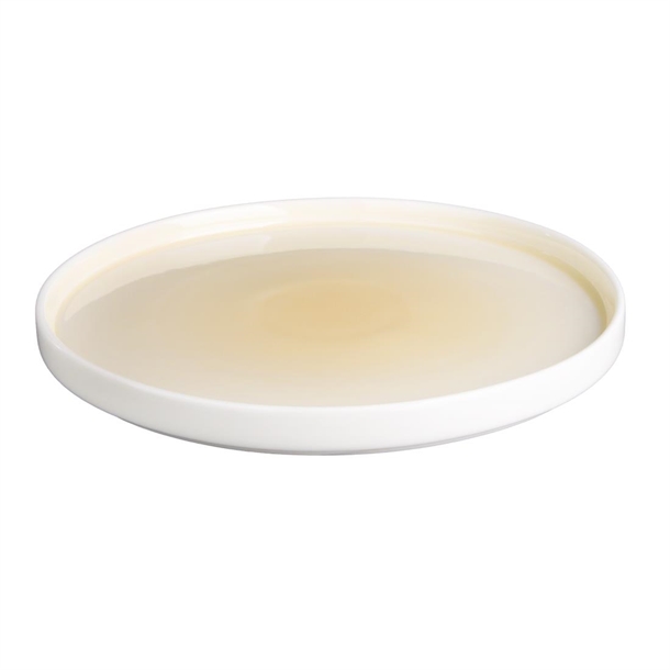 Olympia Fondant Plate Lemon - 270mm (4 Pack)