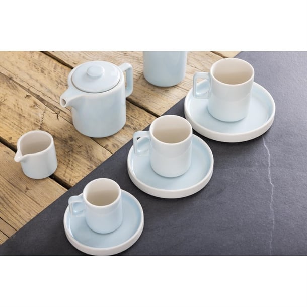 Olympia Fondant Tea Pot Aqua - 450ml (2 Pack)