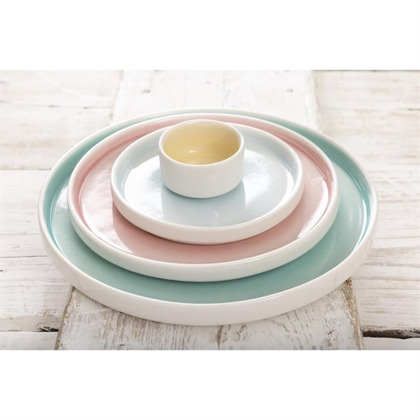 Olympia Fondant Plate Lemon - 215mm (6 Pack)
