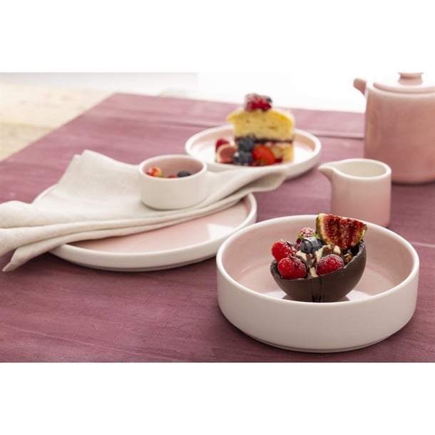 Olympia Fondant Bowl Pink - 215mm (4 Pack)