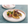 Olympia Fondant Plate Pink - 215mm (6 Pack)