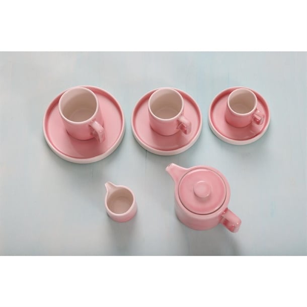 Olympia Fondant Saucer Pink - 155mm for CU462 (6 Pack)
