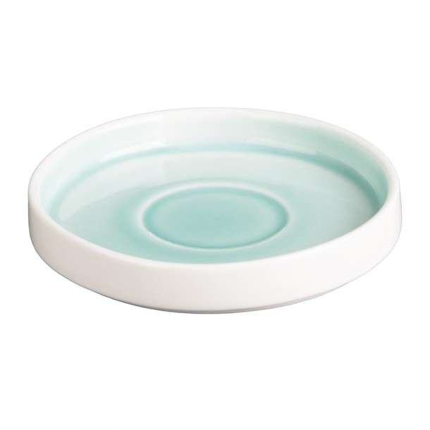 Olympia Fondant Saucer Mint - 115mm (6 Pack)