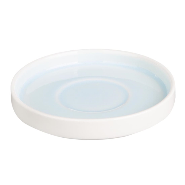 Olympia Fondant Saucer Aqua - 135mm (6 Pack)