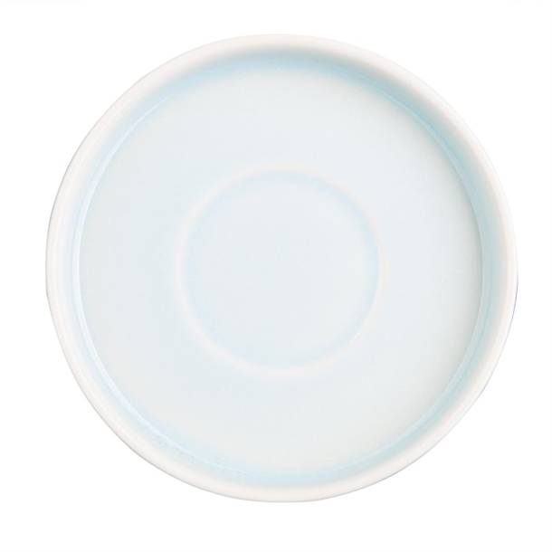 Olympia Fondant Saucer Aqua - 135mm (6 Pack)