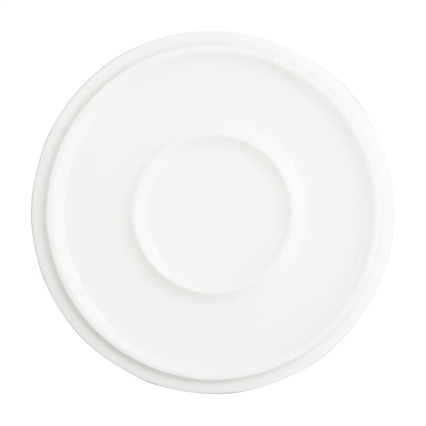 Olympia Fondant Saucer Aqua - 135mm (6 Pack)