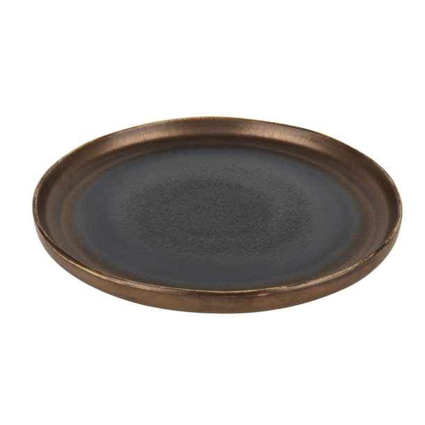 Olympia Ochre Flat Plates 220mm (6 Pack)