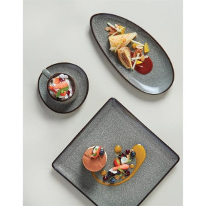 Olympia Mineral Leaf Plates 305mm (6 Pack)