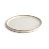 Olympia Canvas Flat Round Plate Murano White 250mm (6 Pack)