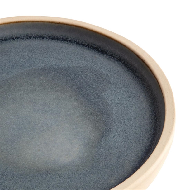 Olympia Canvas Flat Round Plate Blue Granite 180mm (6 Pack)