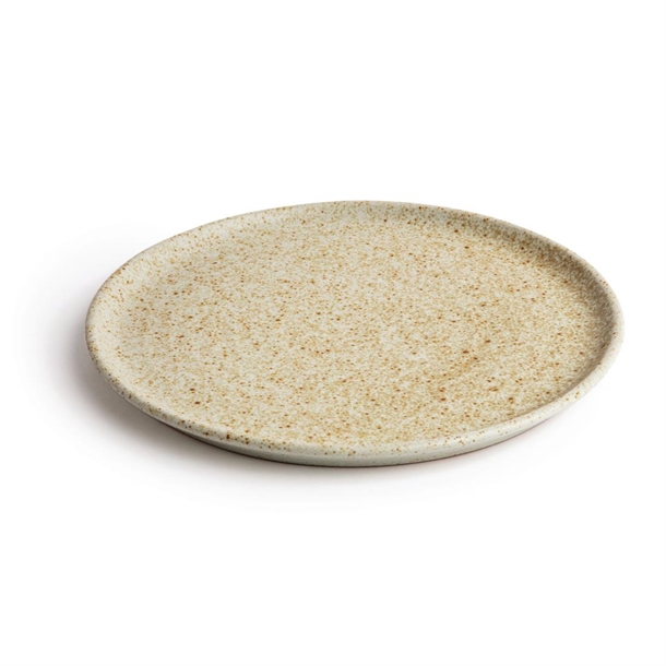 Olympia Canvas Small Rim Round Plate Wheat 265mm (6 Pack)
