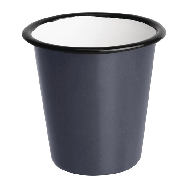 Olympia Enamel Tumbler Grey 310ml (6 Pack)