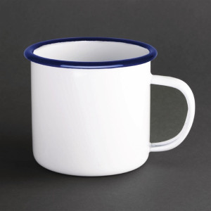 Olympia Enamel Mug 350ml (6 Pack)