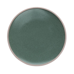 Olympia Anello Green Raw Edge Plates 205mm (6 Pack)