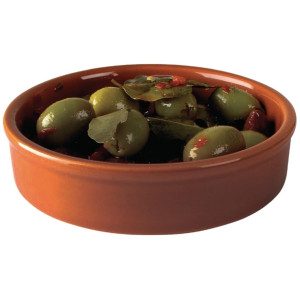 Olympia Tapas Rustic Mediterranean Large Dishes 134mm (6 Pack)