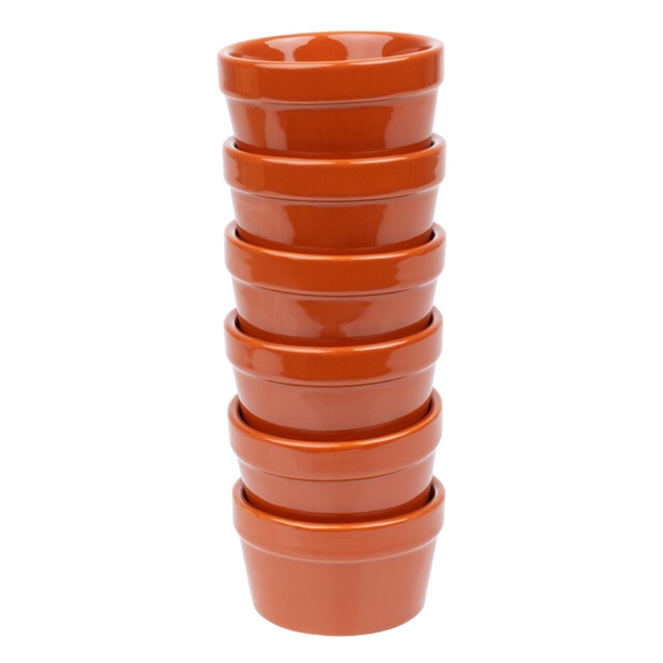 Olympia Tapas Rustic Mediterranean Ramekins 77mm (6 Pack)