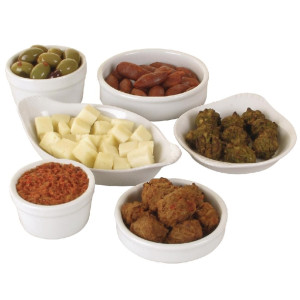 Olympia Mediterranean Ramekins White 77mm (6 Pack)