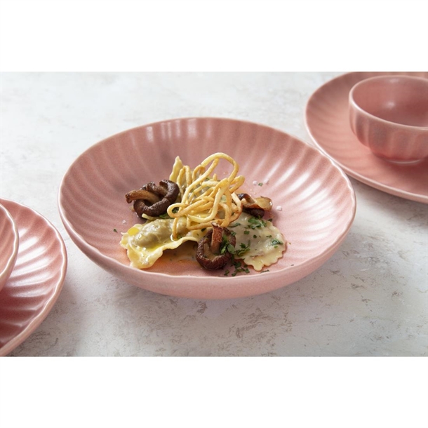 Olympia Corallite Coupe Bowls Peach - 220mm (6 Pack)