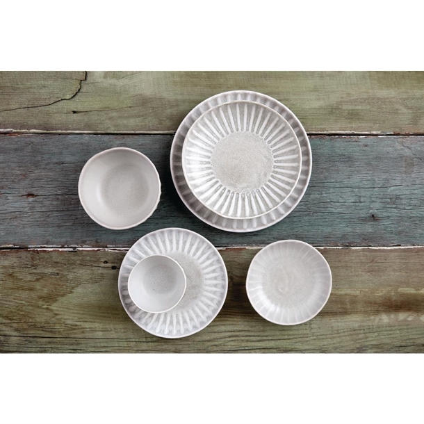 Olympia Corallite Plates Concrete Grey 280mm (6 Pack)