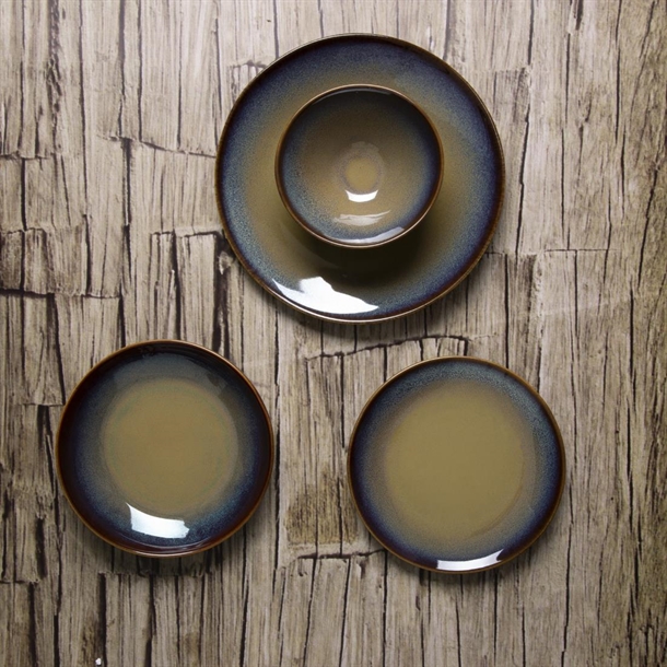 Olympia Birch Aubergine Coupe Plates - 270mm (6 Pack)