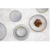 Olympia Drift Grey Embossed Coupe Plates 280mm (4 Pack)