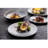 Olympia Ember Blue Triangle Plates 250mm (6 Pack)