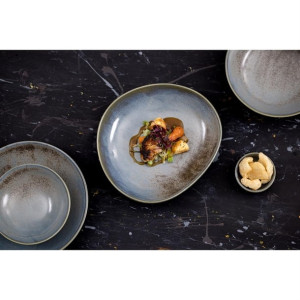 Olympia Ember Blue Low Coupe Bowls 230mm (4 Pack)