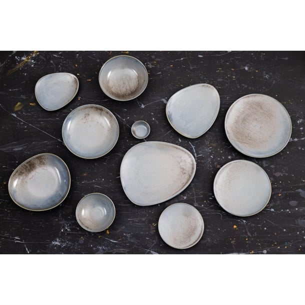 Olympia Ember Blue Coupe Plates 275mm (4 Pack)