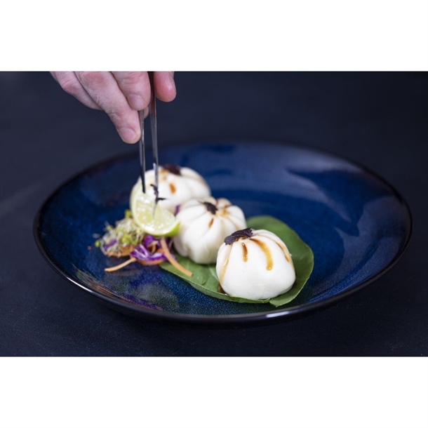 Olympia Luna Midnight Blue Coupe Plates 205mm (4 Pack)