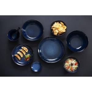 Olympia Luna Midnight Blue Coupe Plate 255mm (4 Pack)