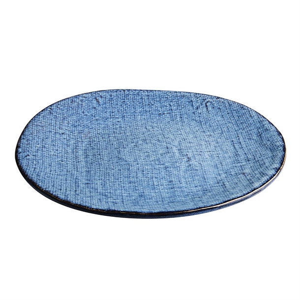 Olympia Denim Blue Coupe Plates 285mm (4 Pack)