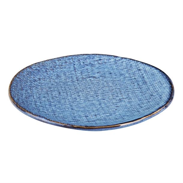 Olympia Denim Blue Coupe Plates 180mm (6 Pack)