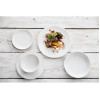 Olympia Denim White Coupe Plates 285mm (4 Pack)