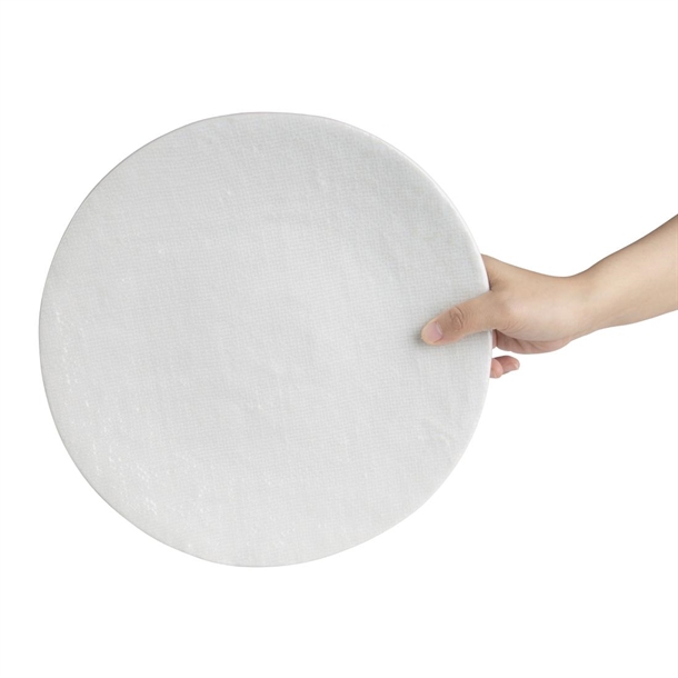 Olympia Denim White Coupe Plates 285mm (4 Pack)