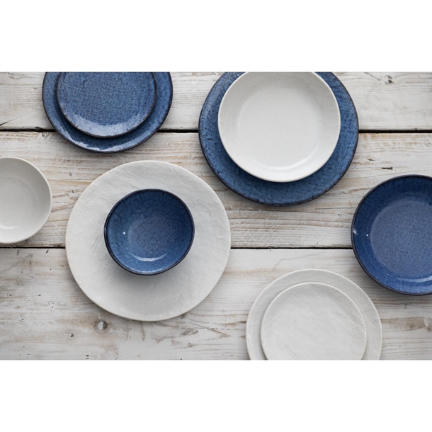 Olympia Denim Blue Coupe Plates 180mm (6 Pack)