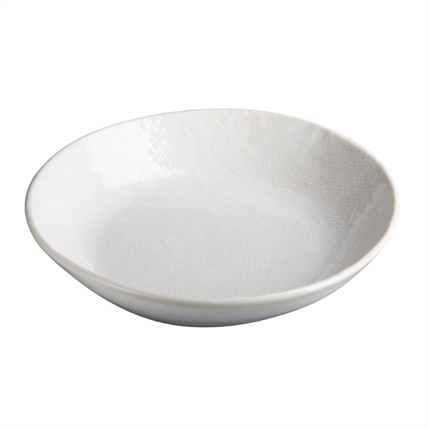 Olympia Denim White Coupe Bowls 220mm (6 Pack)
