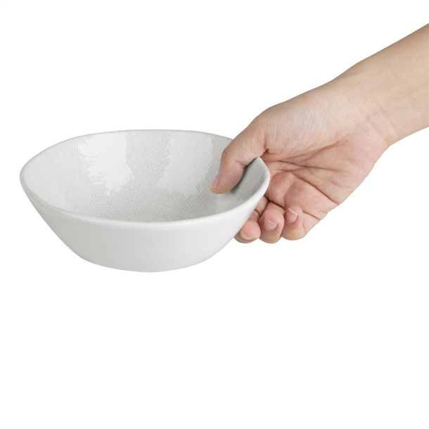 Olympia Denim White Coupe Bowls 160mm (6 Pack)