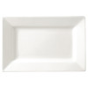 Olympia Lumina Wide Rim Rectangular Plates White 200x 130mm (6 Pack)