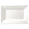 Olympia Lumina Wide Rim Rectangular Plates White 257x 155mm (4 Pack)