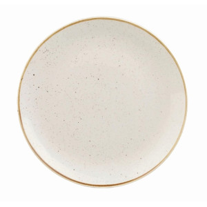 Churchill Stonecast Round Coupe Plate Barley White 260mm (12 Pack)