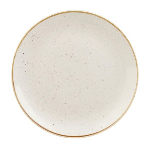 Churchill Stonecast Round Coupe Plates Barley White 286mm (Pack of 12)