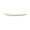 Churchill Stonecast Triangle Plate Mustard Seed Yellow 229mm