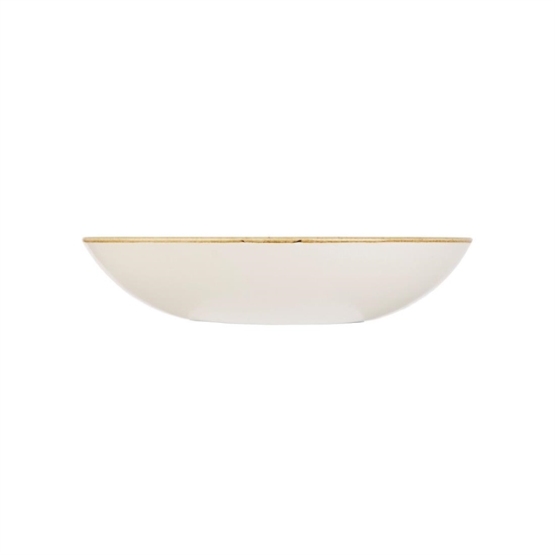 Churchill Stonecast Round Coupe Bowl Barley White 315mm