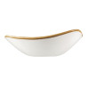 Churchill Stonecast Triangle Bowls Spiced Orange 235mm (Pack of 12)