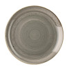 Churchill Stonecast Round Coupe Plate Peppercorn Grey 217mm