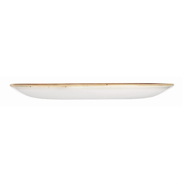 Churchill Stonecast Round Coupe Plate Peppercorn Grey 217mm