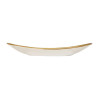 Churchill Stonecast Peppercorn Grey Oval Coupe Plate 192 x 160mm