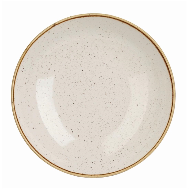 Churchill Stonecast Round Coupe Bowl Barley White 248mm (12 Pack)