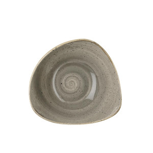 Churchill Stonecast Triangle Bowl Peppercorn Grey 185mm (12 Pack)